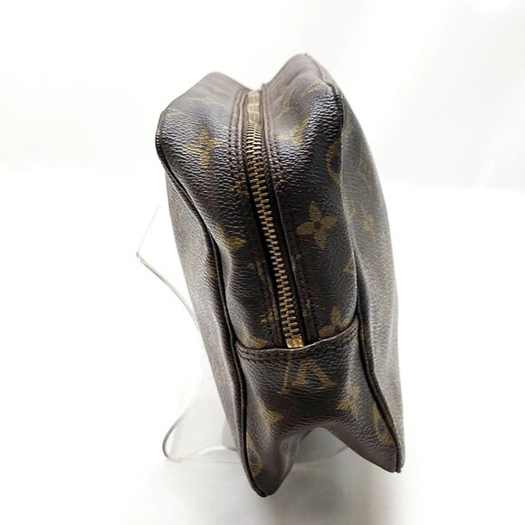 Authentic Louis Vuitton Trousse Toilette 28 Brown Cosmetic Pouch mn466-111725 - Picture 4 of 16